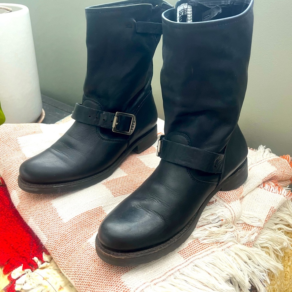 Veronica Slouch Frye Boots Size 10